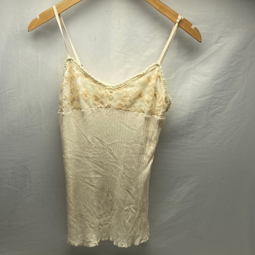 Free People Ivory Knit Top